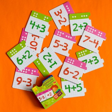 Пазлы-половинки. Сложение и вычитание в пределах 10
