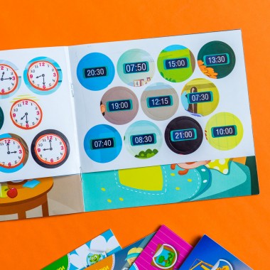 Мои первые наклейки. Учим распорядок дня