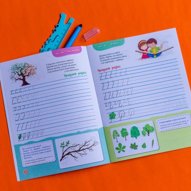 Первые прописи. 5+ Пишем в линейку Первые прописи. 5+ Пишем в линейку