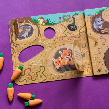 Книжка с окошками. Кто спрятался под землей