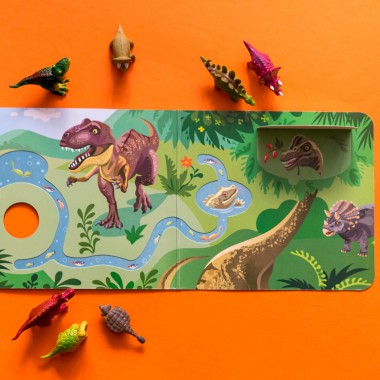 Книжка с окошками. Динозавры