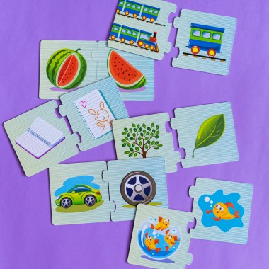 Пазлы-половинки. Часть и целое