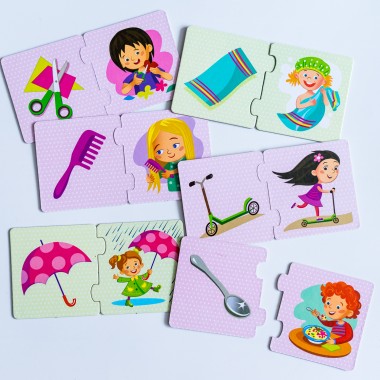 Пазлы-половинки. Что для чего