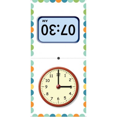 Математическое домино. Изучаем время