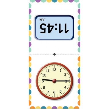 Математическое домино. Изучаем время