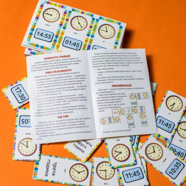 Математическое домино. Изучаем время