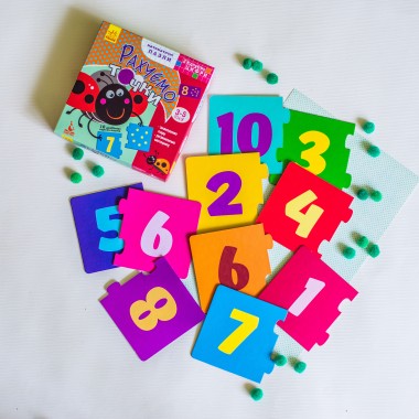 Соединяем цифры. Считаем точки